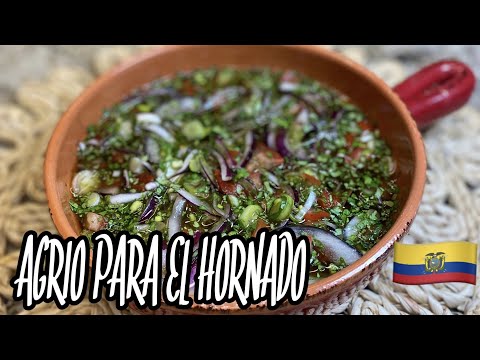 AGRIO PARA EL HORNADO ECUATORIANO🇪🇨👩‍🍳🌹