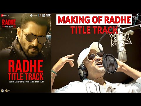 Radhe: Making of Radhe Title Track | Sajid Wajid | Salman Khan | Disha Patani