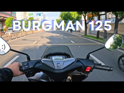 SUZUKI BURGMAN STREET 125 POV Daily | Going to Work
