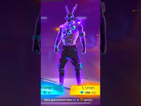 Galactic Bunny Bundle Glitch🐰5 Spin Only #glitch #freefire #trending #bunnybundle #glacticBunny