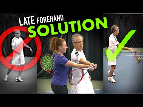 The Late Forehand SOLUTION / tennis lesson