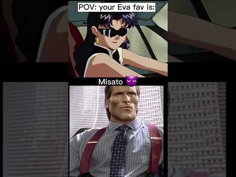 pov: your favorite evangelion character is ... #edit #anime #gigachad