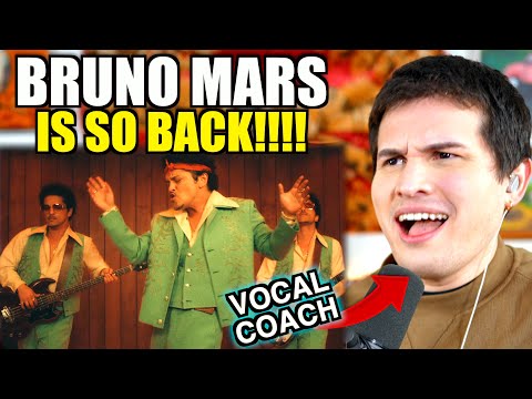 "BRUNO MARS is BACK!!!"  Vocal Coach Reacts to "I Just Might"