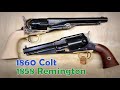 1860 Colt 1858 Remington 44 Cal Black Powder Cap Ball Revolvers Dirty Messy Fun