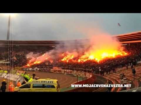 Delije, Zvezda - Hajduk 30, Bakljada 3.4.2013.