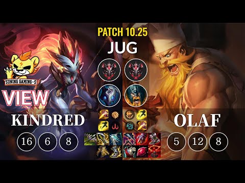 SG-S View Kindred vs Olaf Jungle - KR Patch 10.25