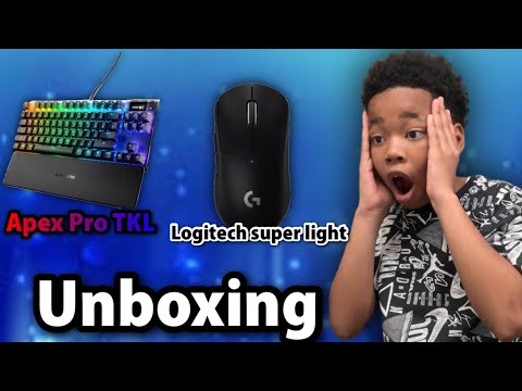 Unboxing The Apex Pro TKL And the Logitech Superlight! - ManCaLarry