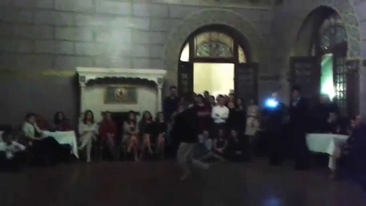 Csongor Kicsi y Laura Iaru - 2/4 at Milonga Palatul Cantacuzino, Romania