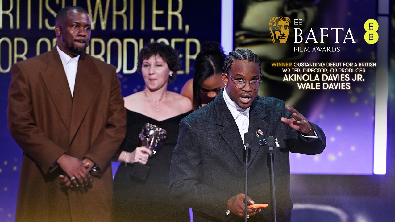 Akinola Davies Jr. and Wale Davies Win the Outstanding Debut BAFTA | EE BAFTA Film Awards 2026