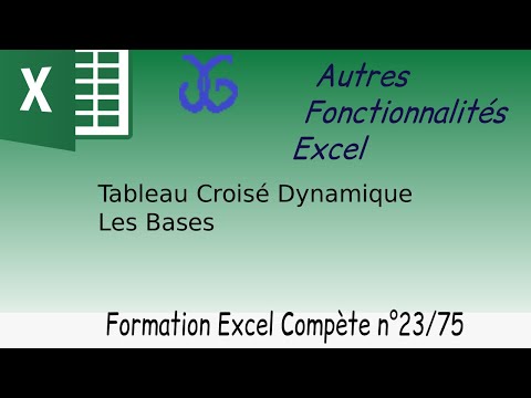 Tableau Croisé Dynamiqe dans Excel