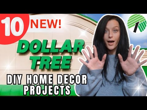 10 NEW Dollar Tree DIY Home Decor Projects
