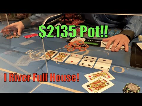 I Call Opponent's Jam And Make Full House On The River!! Poker Vlog EP 142