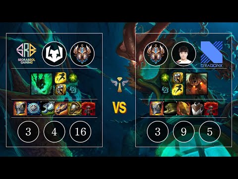SRB Harp Thresh vs DRX Keria Nautilus Sup - KR Challenger Patch 10.10