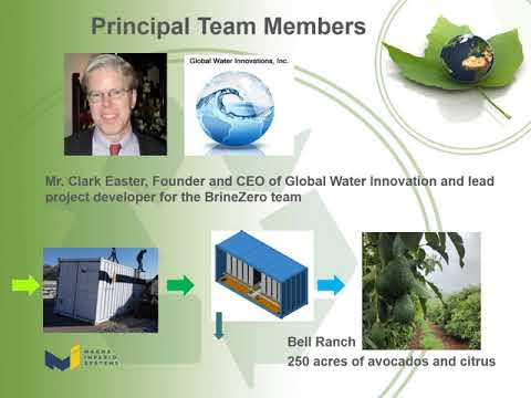 Solar Desalination Prize Round 1 Teaming Contest Winner: Team BrineZero