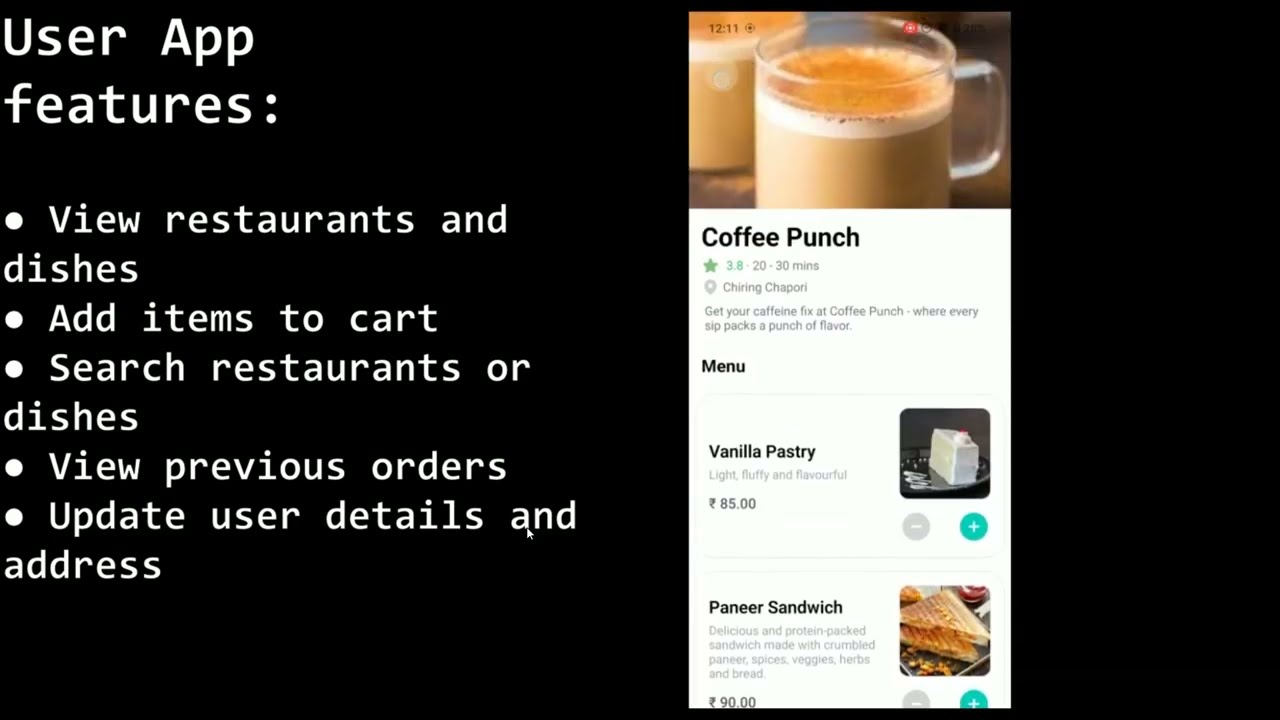 Full Stack Food Delivery App Demo
