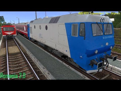 Trainz: A New Era - M901/904 (Bucuresti Nord - Titu - Targoviste) on Romania 2.0 Route