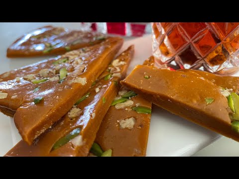 Very simple sohan with just 3 ingredients | Iranian sohan recipe with tahini | سوهان ار