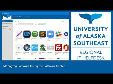 View video for Managing Software Using the Software Center