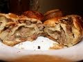 English pork pie with apples 