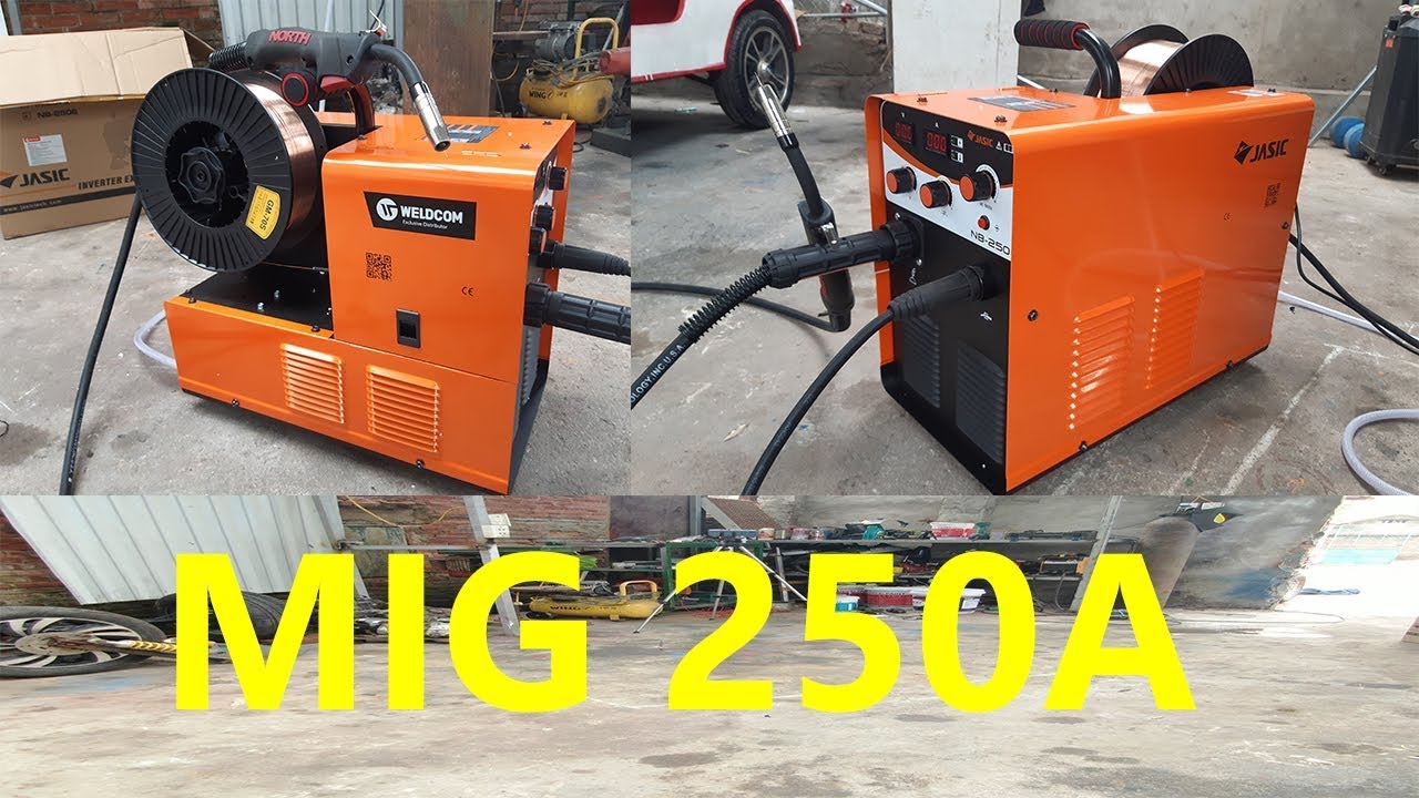 Watch video Welding machine Mig Jasic 250A - Inverter Welder Now Welding machine Mig Jasic 250A - Inverter Welder