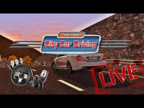 [LIVE 🔴] City Car Driving 1.5.5 - Test MODS | Audi, BMW, Mercedes & Others | 1080p & 60 fps & G27