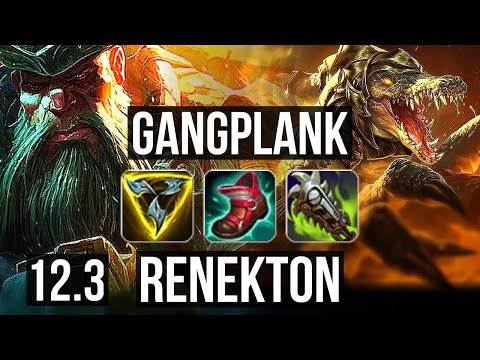 GANGPLANK vs RENEKTON (TOP) | 5/4/16 | KR Master | 12.3