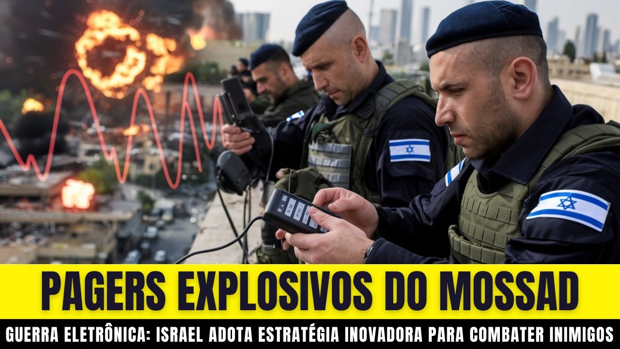 ISRAEL EXPLODE PAGERS DO HEZBOLLAH EM OPERAÇÃO DO MOSSAD