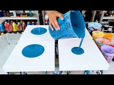 A NEW Way to See Which Color Palette Works Best! - Acrylic Pouring Tips and Tricks