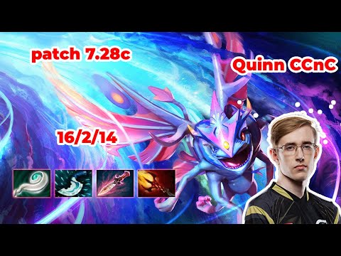 Quinn CCnC puck Mid - DOTA 2 7.28c - MMR rank - Dota2 Gameplay [Learn To PRO dota2]