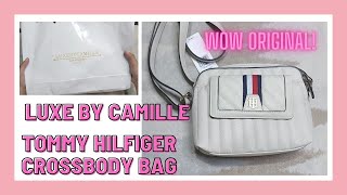 LUXE BY CAMILLE INSTAGRAM TOMMY HILFIGER CROSSBODY BAG IMPORTED BAG DESIGNER BAG ORIGINAL NGA BA?