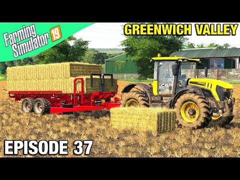 AUTOLOADING BALES Farming Simulator 19 Timelapse - Greenwich Valley FS19 Ep 37