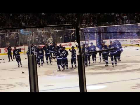 Winnipeg Jets vs Toronto Maple Leafs Patrik Laine Overtime Victory MTS Centre