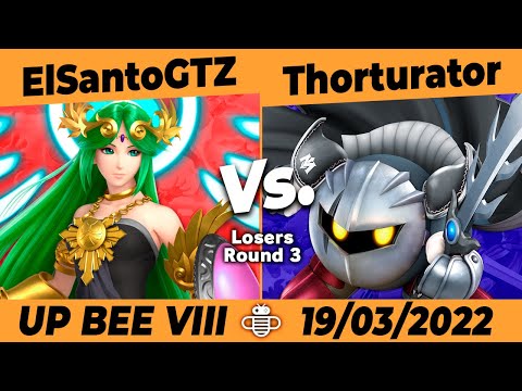 UP BEE VIII - ElSantoGTZ (Palutena) Vs. Thorturator (MetaKnight) - Losers R3