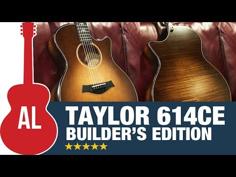 Taylor 614ce Buliders Edition GA Grand Audotorium Cutaway Pickup EQ Spruce Maple image 4