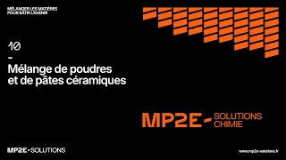 Mélange de poudres et pâte céramique