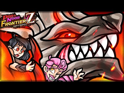 THIS MASSIVE ELDER DRAGON IS INSANE - Pro and Noob VS Monster Hunter Frontier! (Keoaruboru Gameplay)