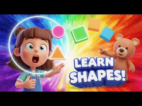 Shapes for Kids ???? Learn Circle, Square & Triangle | Preschool Learning Song