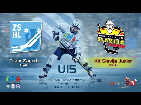 IHL U15 - Team Zagreb vs Slavija - Playoff semifinals