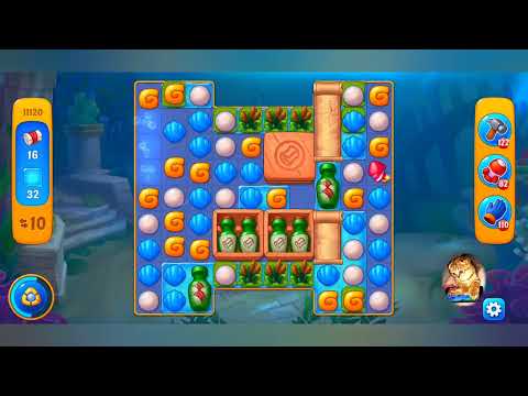 фишдом 2023  #  11120 уровень - прохождение без бустеров # Fishdom,   11120  level - no Boosters.