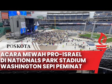 Acara Pro-Israel di Washington Sepi Peminat, Hanya Dihadiri 200 Orang Penonton