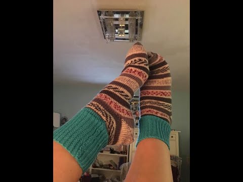 Ich stricke ein Paar Socken Teil 3 Spitze