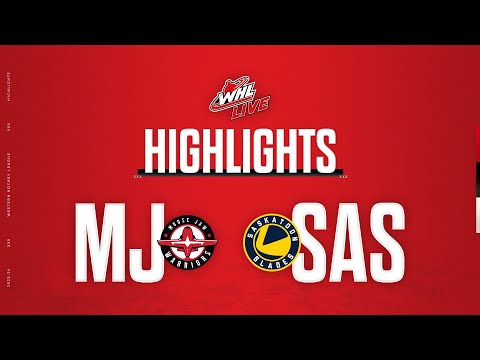 Moose Jaw Warriors at Saskatoon Blades 10/24 | WHL Highlights 2023-24