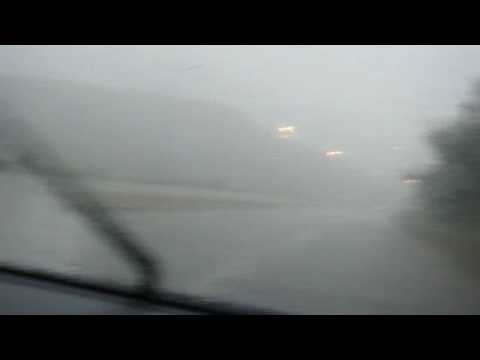 Driving at Egnatia Road for Kozani with a lot of rain!!