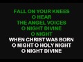 O Holy Night Karaoke 