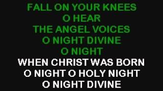 O Holy Night Karaoke - YouTube