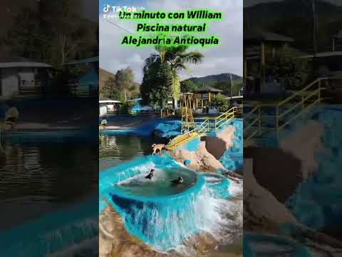 Un minuto con William. Piscina natural. Alejandría Antioquia
