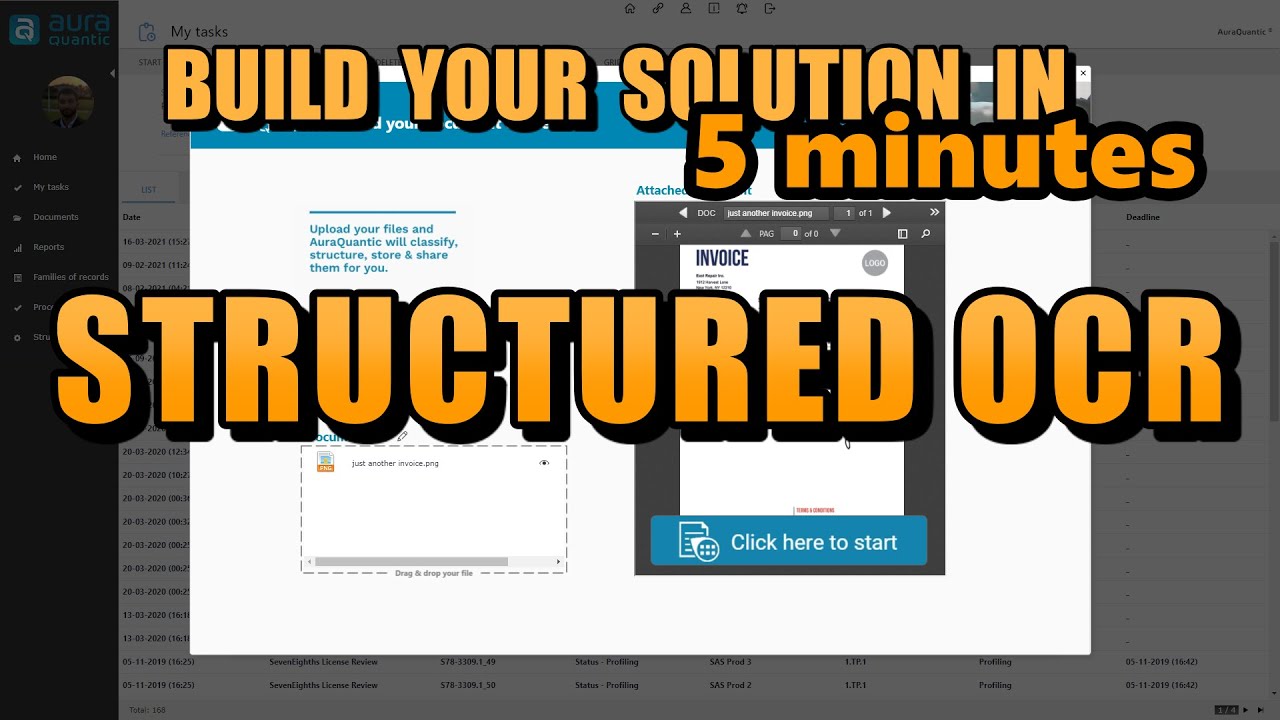 INTELLIGENT DOCUMENT PROCESSING - Build your structured OCR with AuraQuantic and Form Recognizer