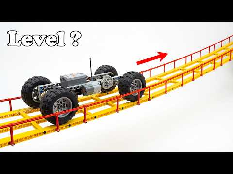 Level? LEGO Car Run on Narow Bridge Challenge | Smart Lego