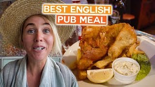 British Slang Words + First English Pub Food Experience!