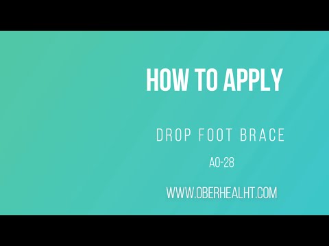 How to Apply OberHealth’s Foot Drop Brace
